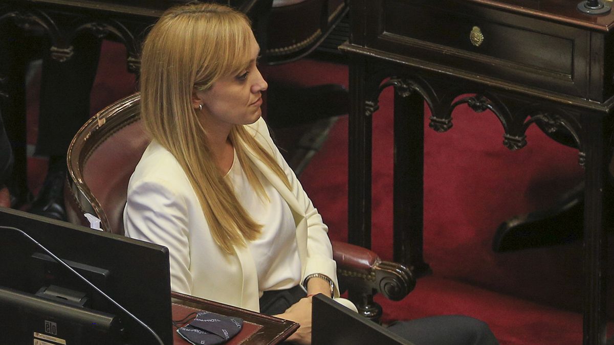La senadora Anabel Fernández Sagasti (Frente de Todos).