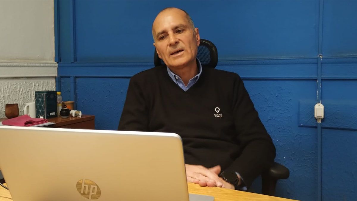 Roberto Munives en la Municipalidad de Godoy Cruz. Foto: Matías Pascualetti / Radio Nihuil.