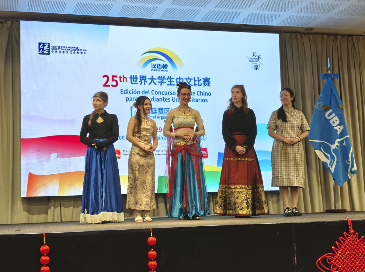 La estudiante Sofía Gilman Righi (Li Jingyi), representante del Instituto Confucio de la Universidad de Congreso, obtuvo el primer puesto nacional.