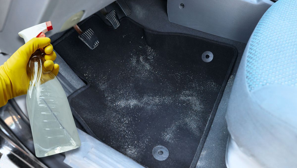 Te explico por qué deberías rociar vinagre en el piso del auto