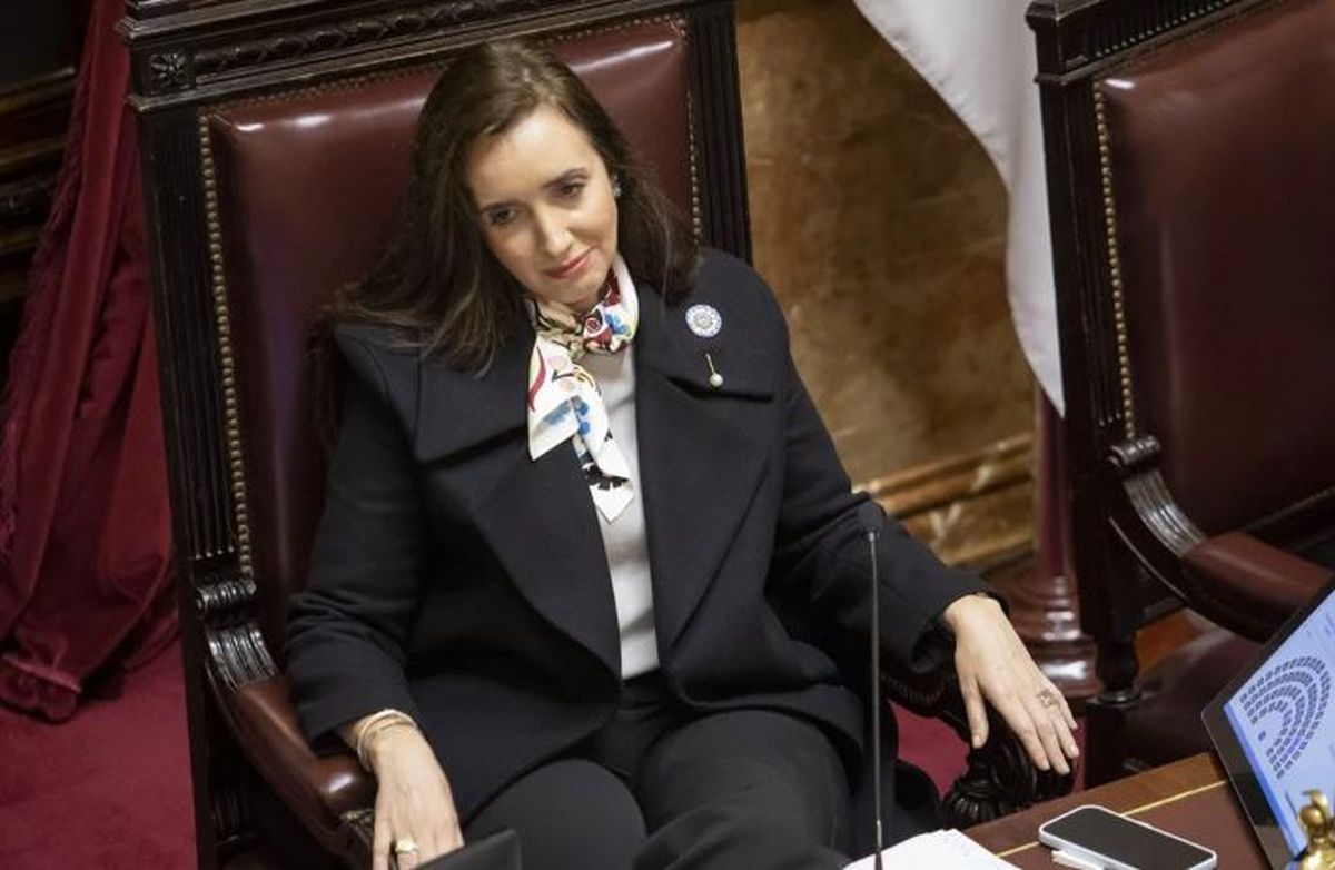 La vicepresidenta Victoria Villarruel.
