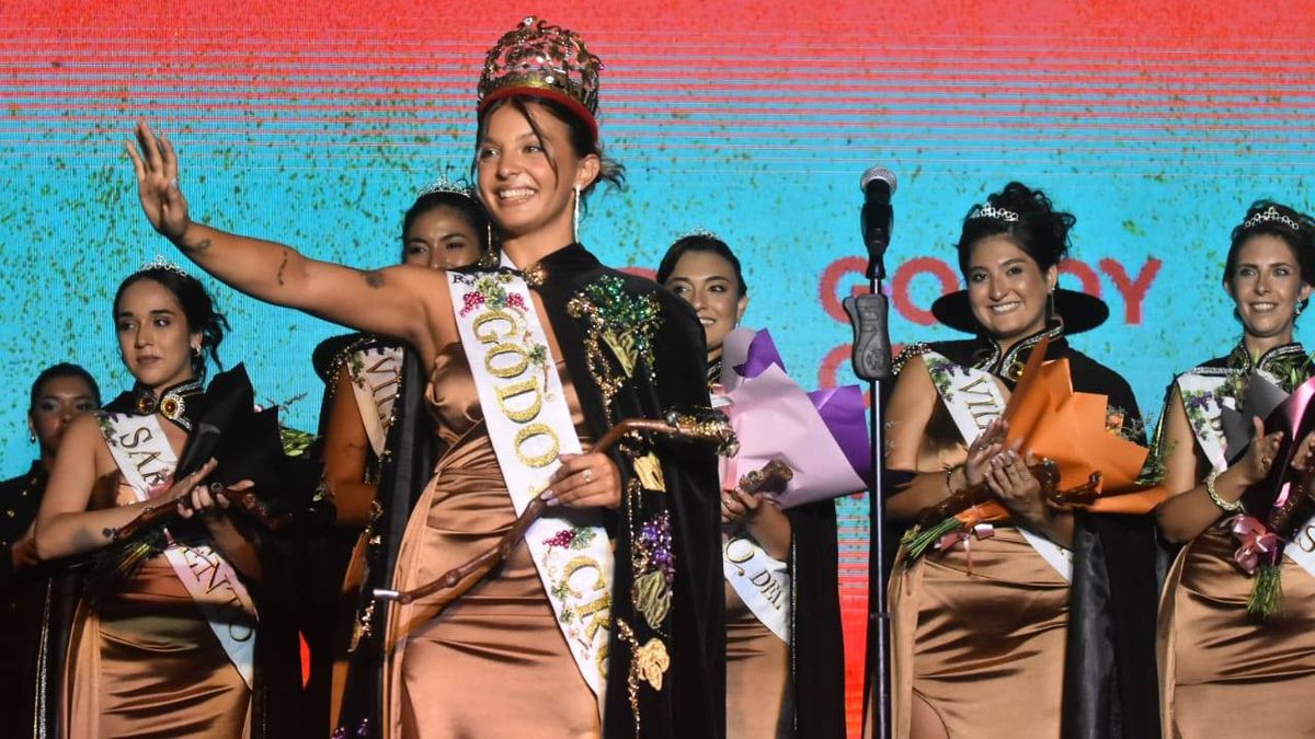 Olivia Chretien tiene 21 años y fue coronada como reina de la Vendimia 2025 de Godoy Cruz. Foto: Godoy Cruz