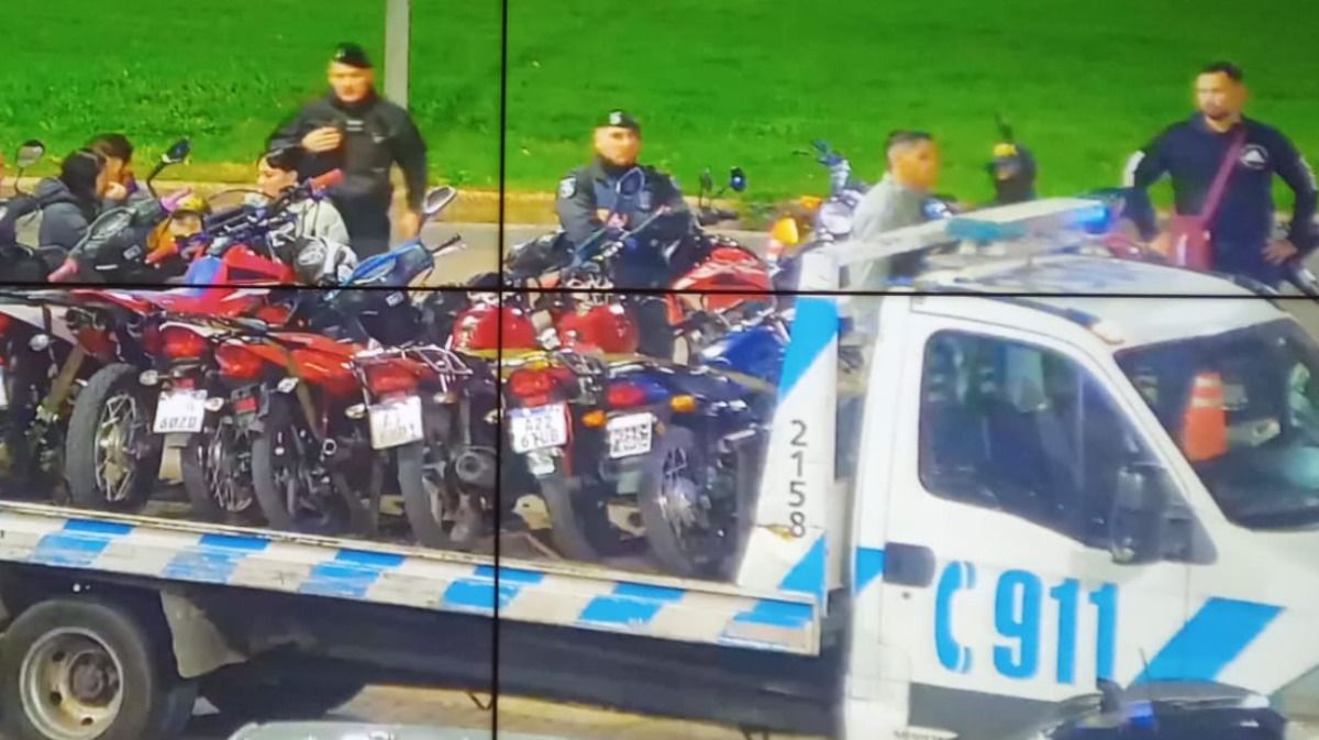 En el operativo por la caravana de motococlistas la Policía secuestró 34 motos y 48 personas quedaron demoradas.