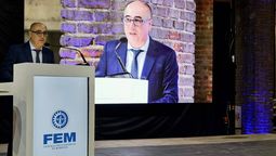Santiago Laugero, presidente de la FEM. Los empresarios se reunieron con candidatos a diputados nacionales. Santiago Laugero, presidente de la FEM. Los empresarios se reunieron con candidatos a diputados nacionales.