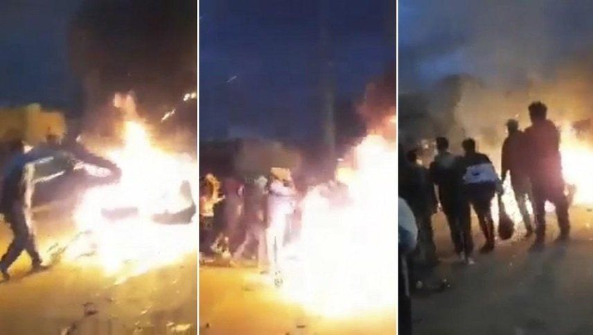 Murió el delincuente que había sido arrojado al fuego por sus vecinos