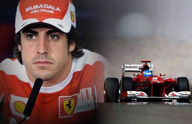 Fernando Alonso y un susto durante un ensayo en Mugello