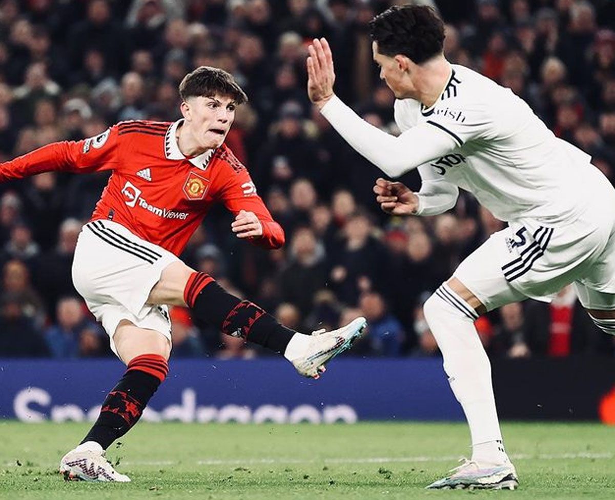 Alejandro Garnacho se destacó en el Manchester United