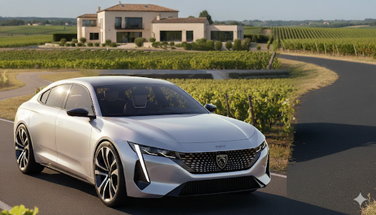 Este sería el nuevo Peugeot 404, según la inteligencia artificial. Este sería el nuevo Peugeot 404, según la inteligencia artificial.