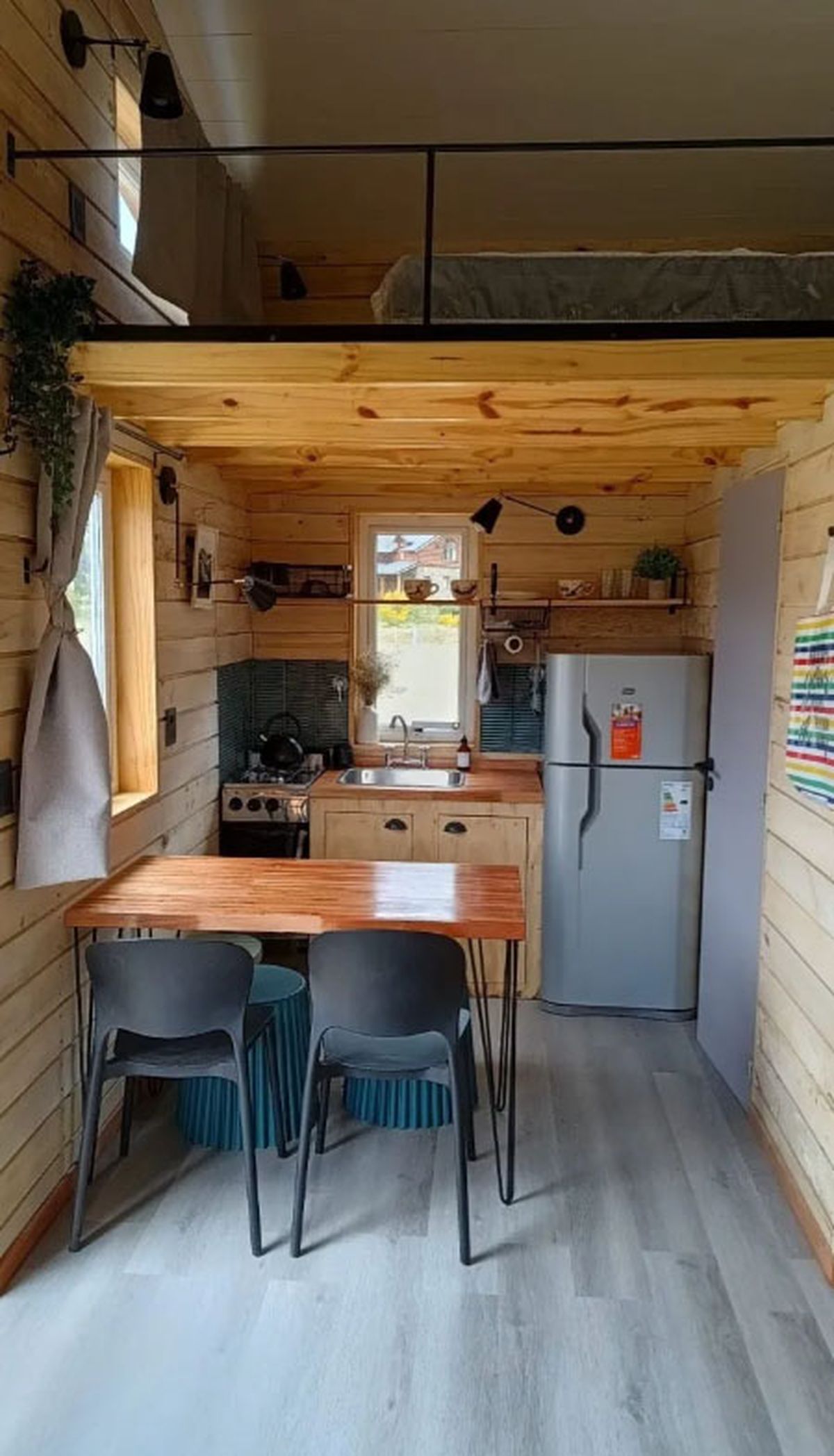Tiny House, así es la cocina comedor. Tiny House, así es la cocina comedor. 