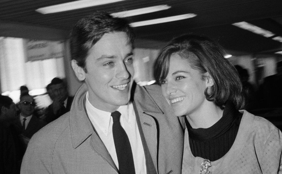 Alain Delon despidió a su ex mujer Nathalie.