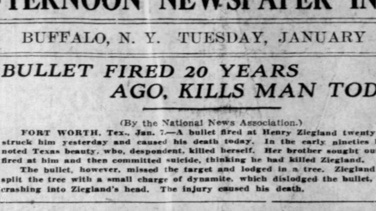 El insólito crimen fue destacado en las noticias de la época. El insólito crimen fue destacado en las noticias de la época.
