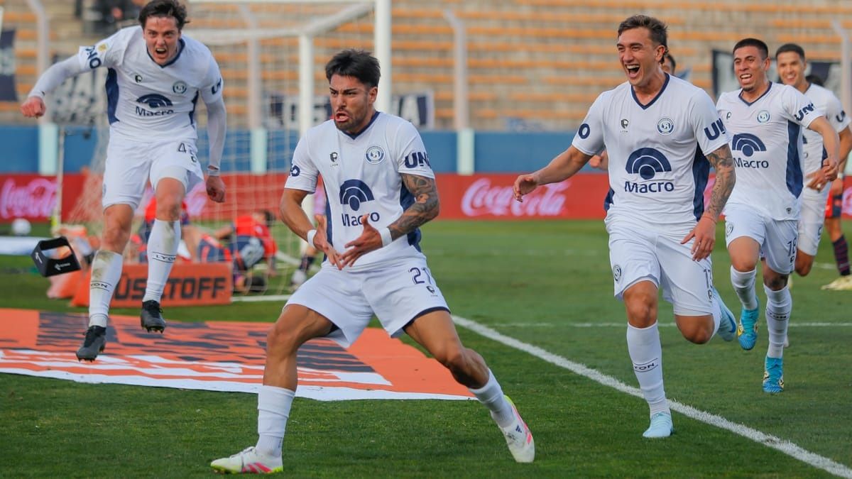 Mauricio Cardillo convirtió el segundo gol de la Lepra ante Central Córdoba.