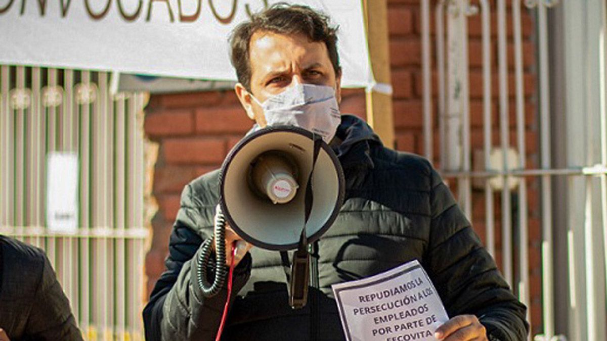 Lautaro Jiménez, referente del Partido Socialista de los Trabajadores.