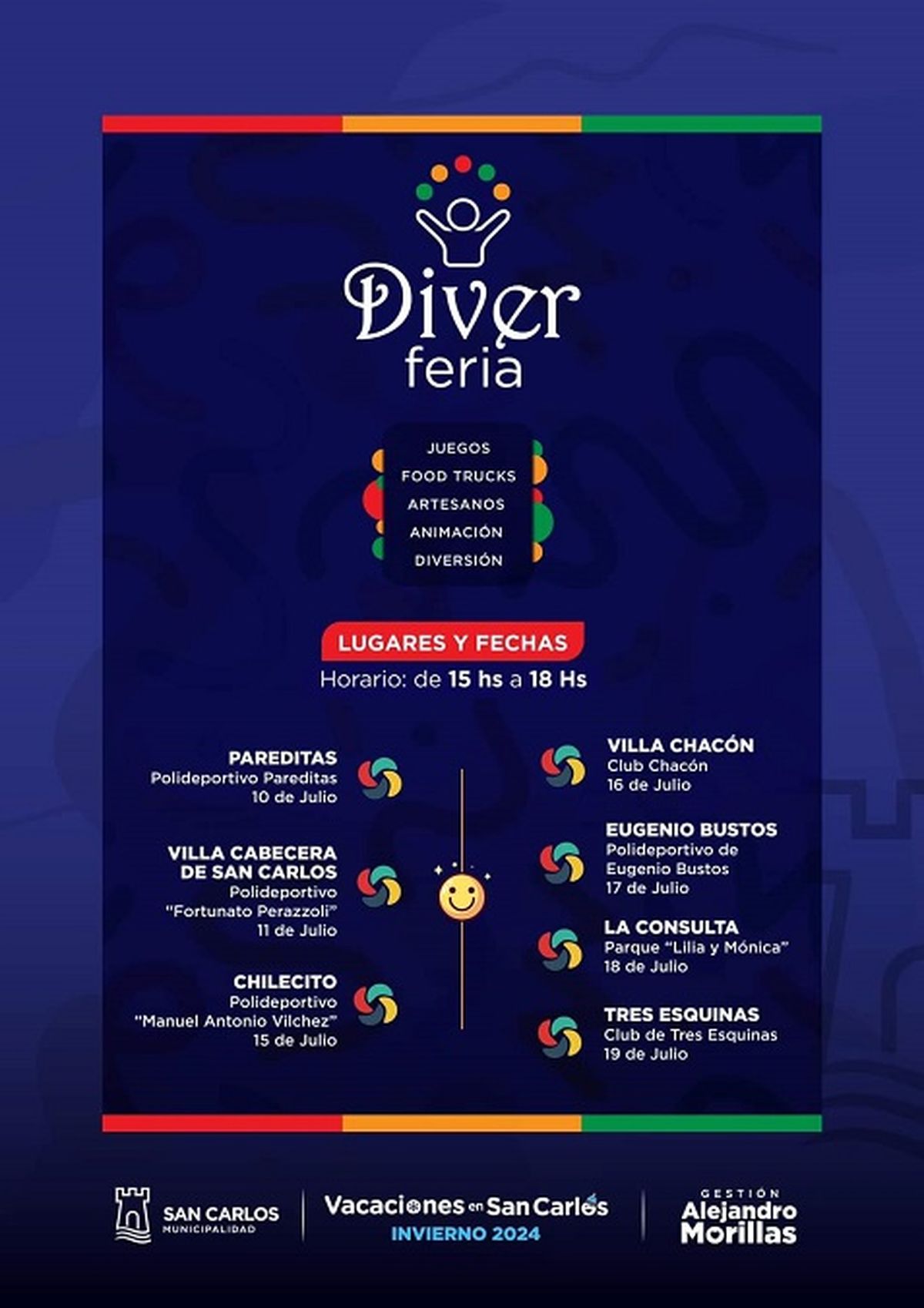 Vacaciones de invierno en San Carlos. Vacaciones de invierno en San Carlos.