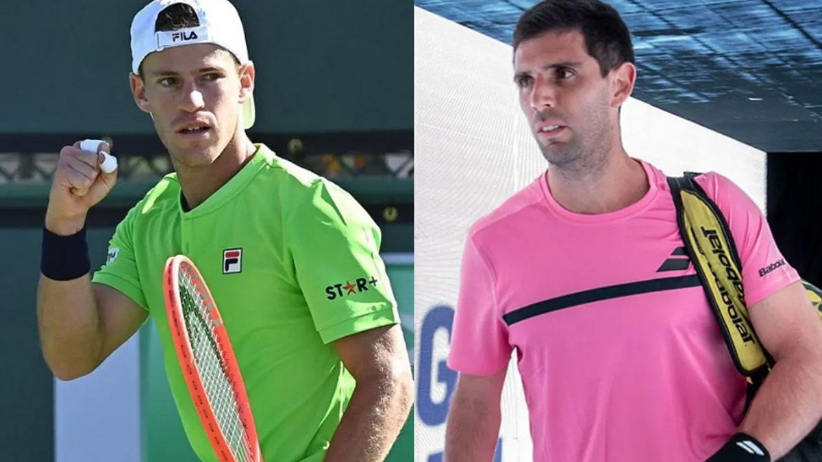 Los tenistas argentinos Diego Schwartzman y Federico Delbonis están listos para su debut en Montecarlo.
