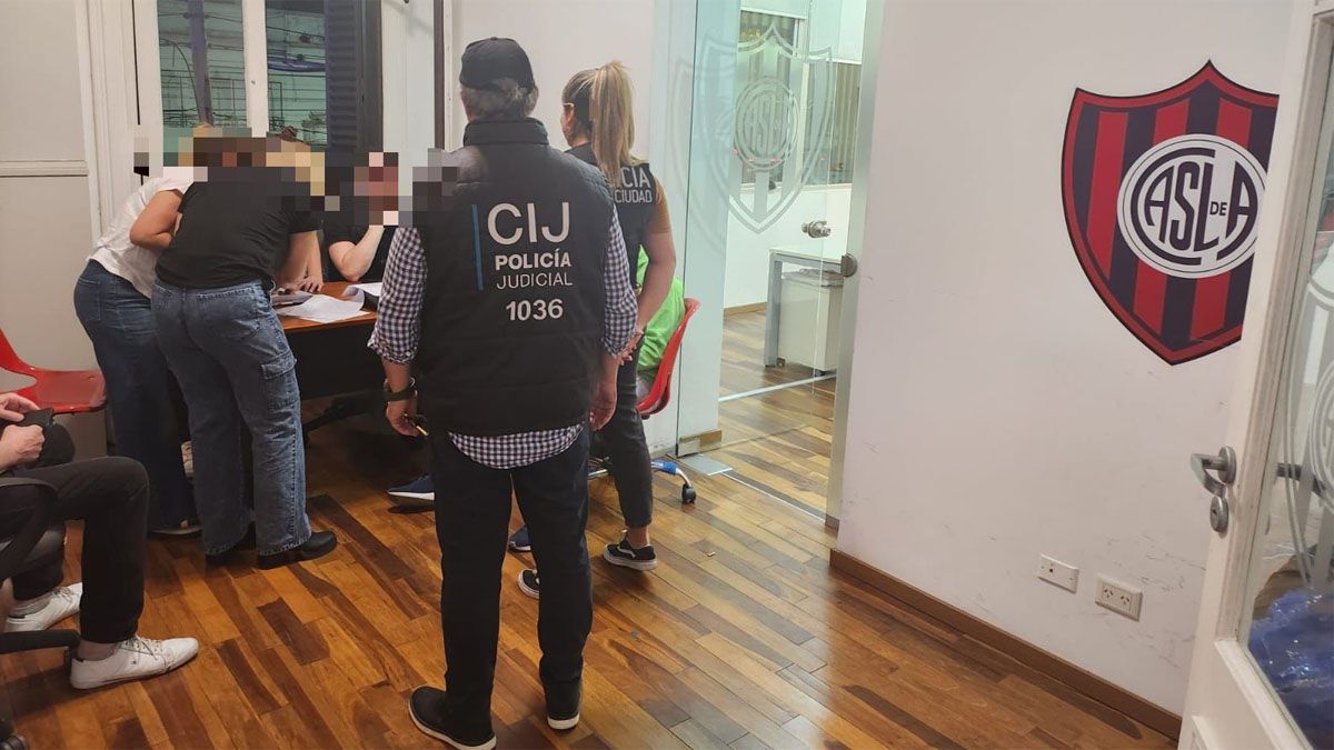 Fue allanada la sede de San Lorenzo por el escándalo de Marcelo Moretti.