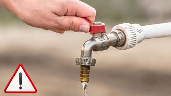 Corte de agua: una ciudad estará sin servicio por tiempo indefinido Corte de agua: una ciudad estará sin servicio por tiempo indefinido