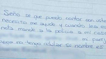 Víctima de violencia de género pidió ayuda a la 
