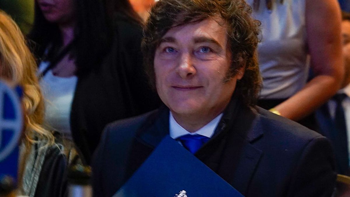 El economista Javier Milei, presidente de la Argentina, durante su última visita a Mendoza.  El economista Javier Milei, presidente de la Argentina, durante su última visita a Mendoza.