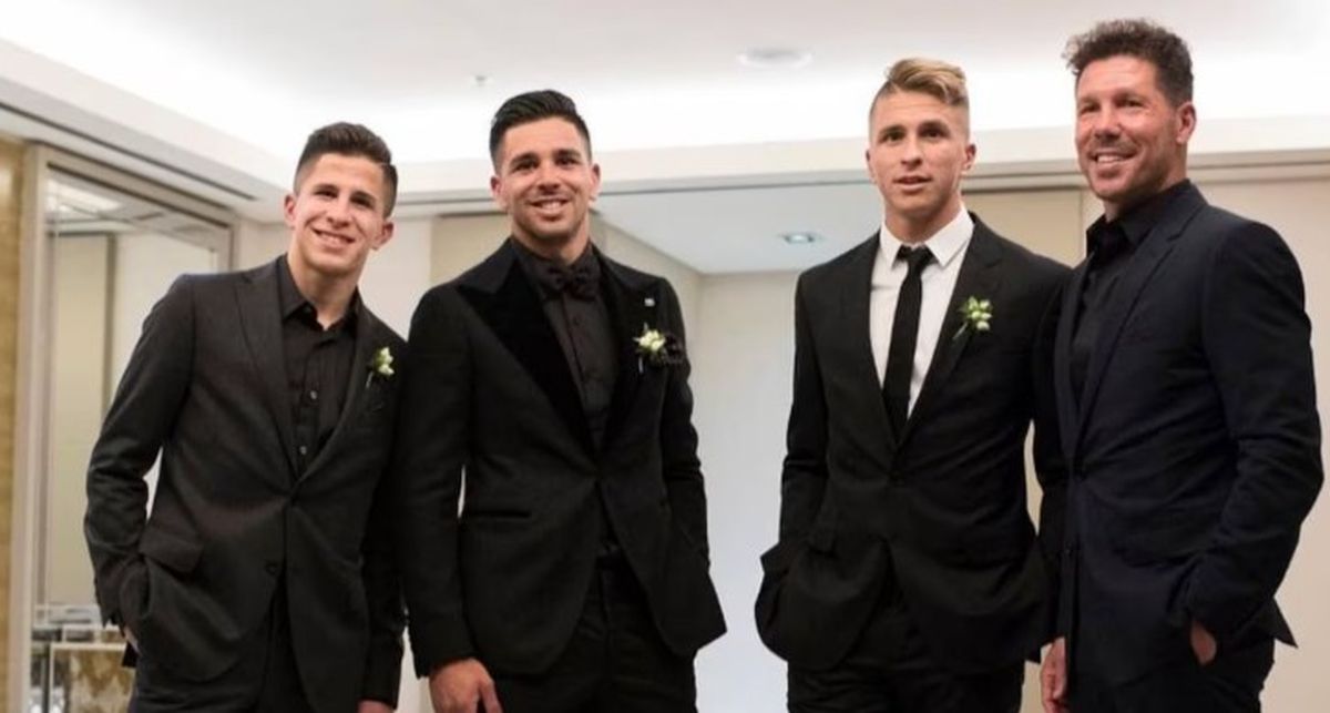 Dos de los hijos de Simeone se convertirán en padres.
