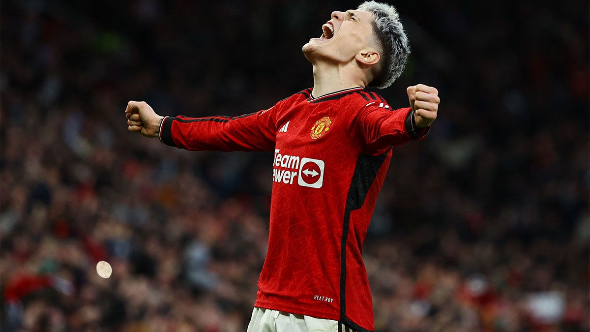 Alejandro Garnacho. del Manchester United.