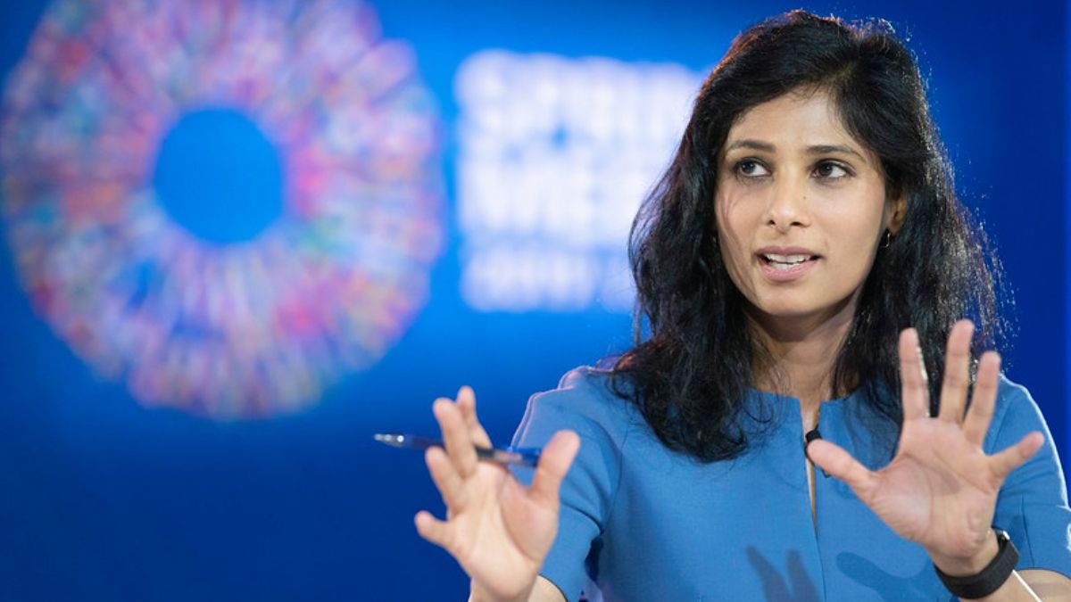 Gita Gopinath es la mano derecha de la titular del FMI, Kristalina Georgieva. Gita Gopinath es la mano derecha de la titular del FMI, Kristalina Georgieva.