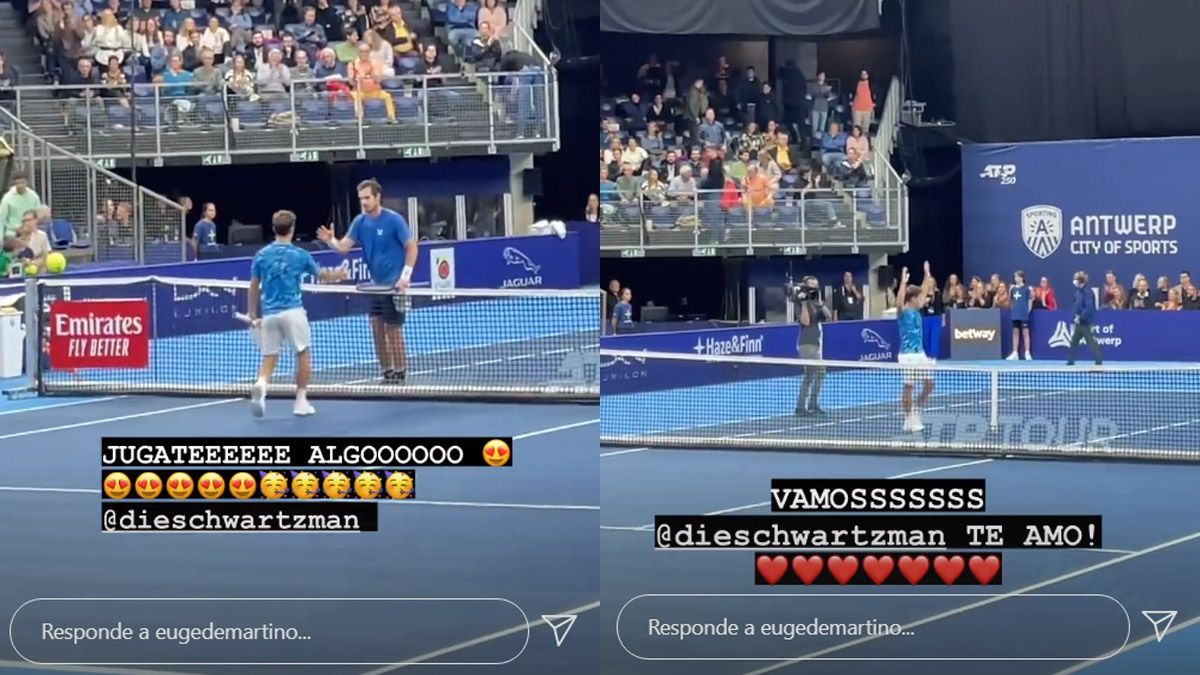 Eugenia De Martino y un posteo infernal para Schwartzman