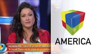 Macarena de GH habló de Riquelme, Tevez y el Cuqui Silvera