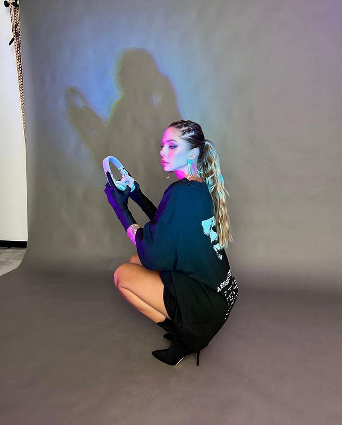 Romina Malaspina esta vez fue más medida con su outfit.