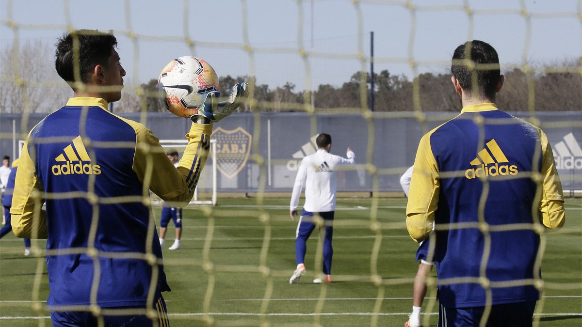 Boca Juniors se entrenó pensando en Independiente Medellín