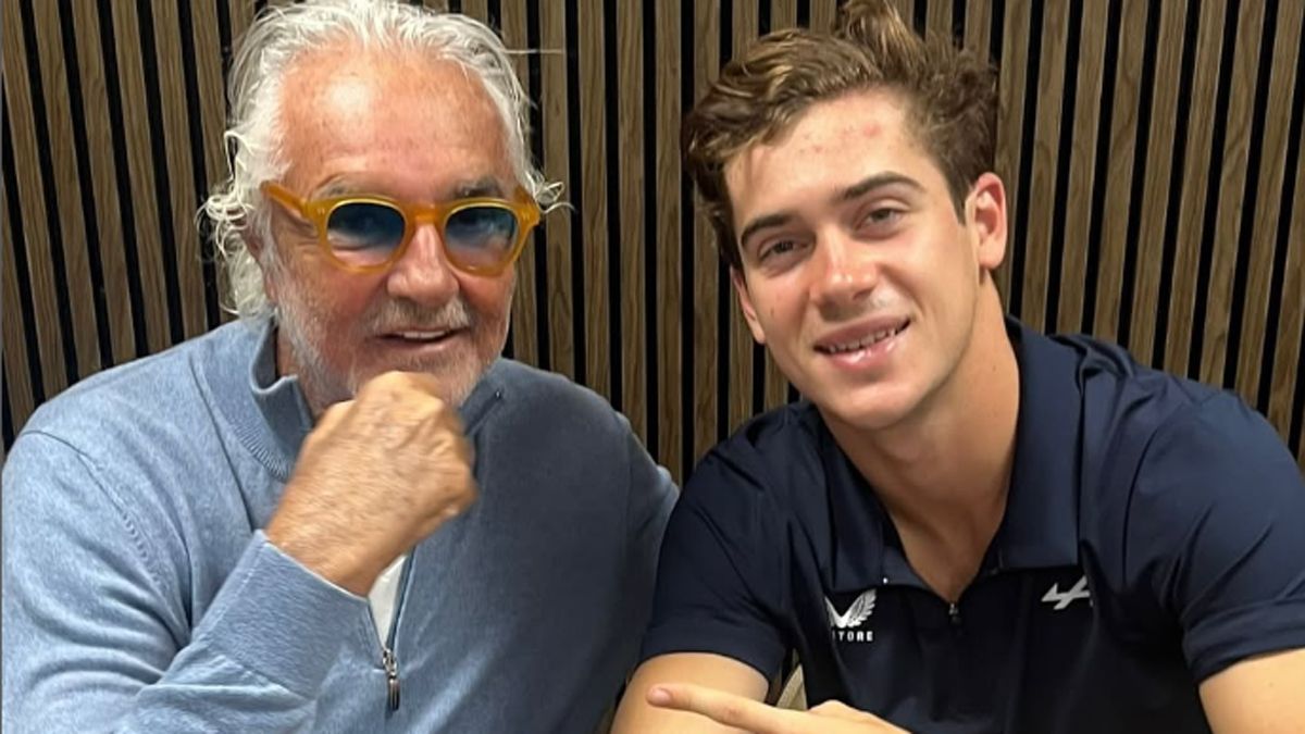 Briatore y Colapinto.