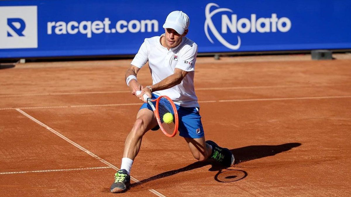 Diego Schwartzman tuvo un buen debut en el ATP de Bastad