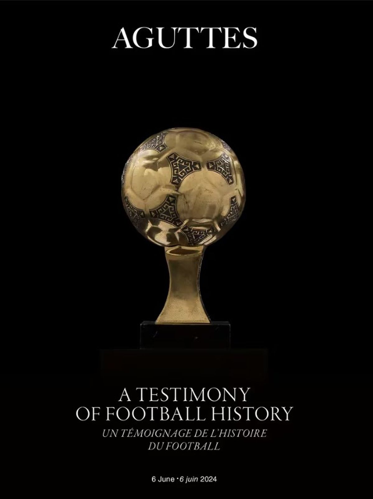 La gacetilla de Aguttes que confirma la subasta. La gacetilla de Aguttes que confirma la subasta.