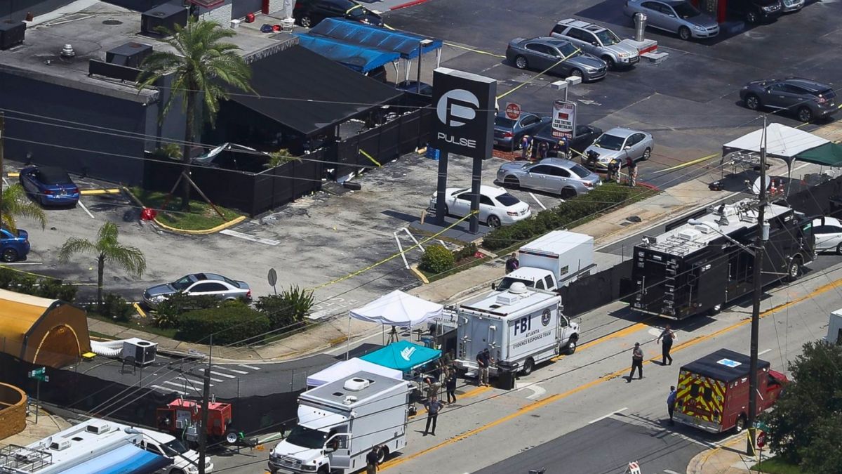 El lugar donde ocurrió la masacre en Estados Unidos.