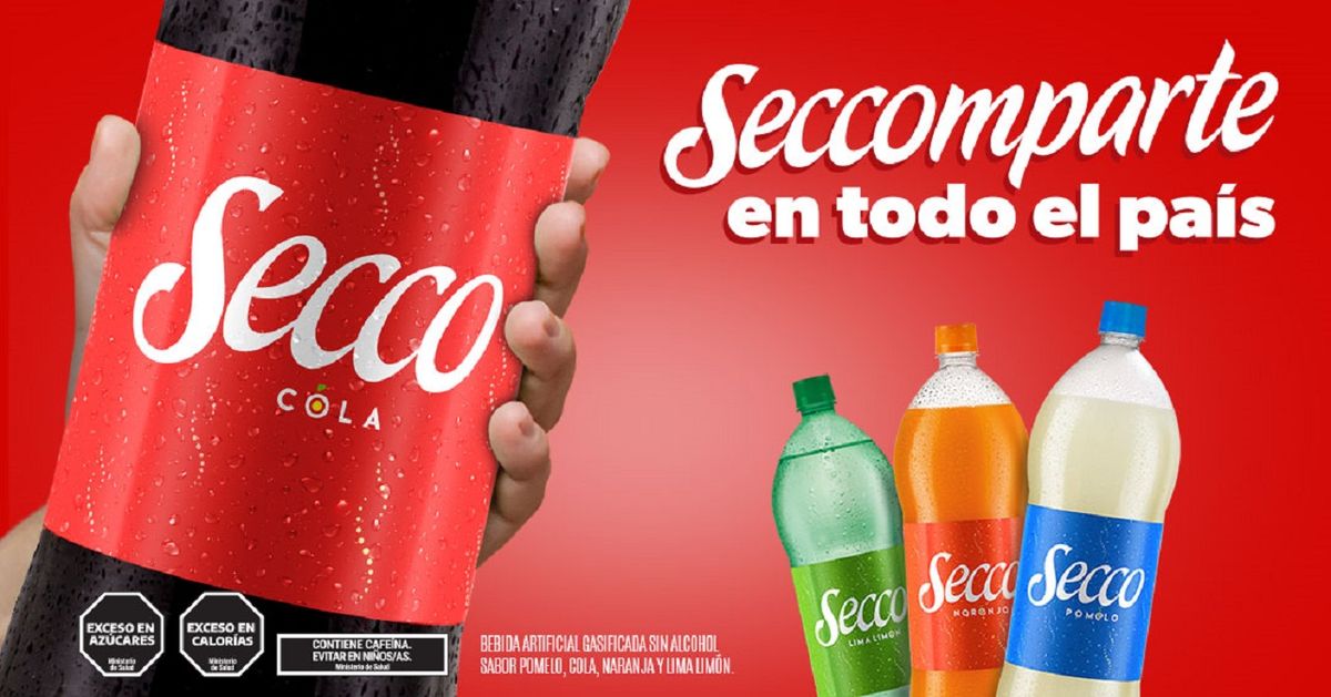 Gaseosa Secco, lanza su nueva publicidad dirigido a quienes buscan algo distinto, de calidad y conveniente. Gaseosa Secco, lanza su nueva publicidad dirigido a quienes buscan algo distinto, de calidad y conveniente.