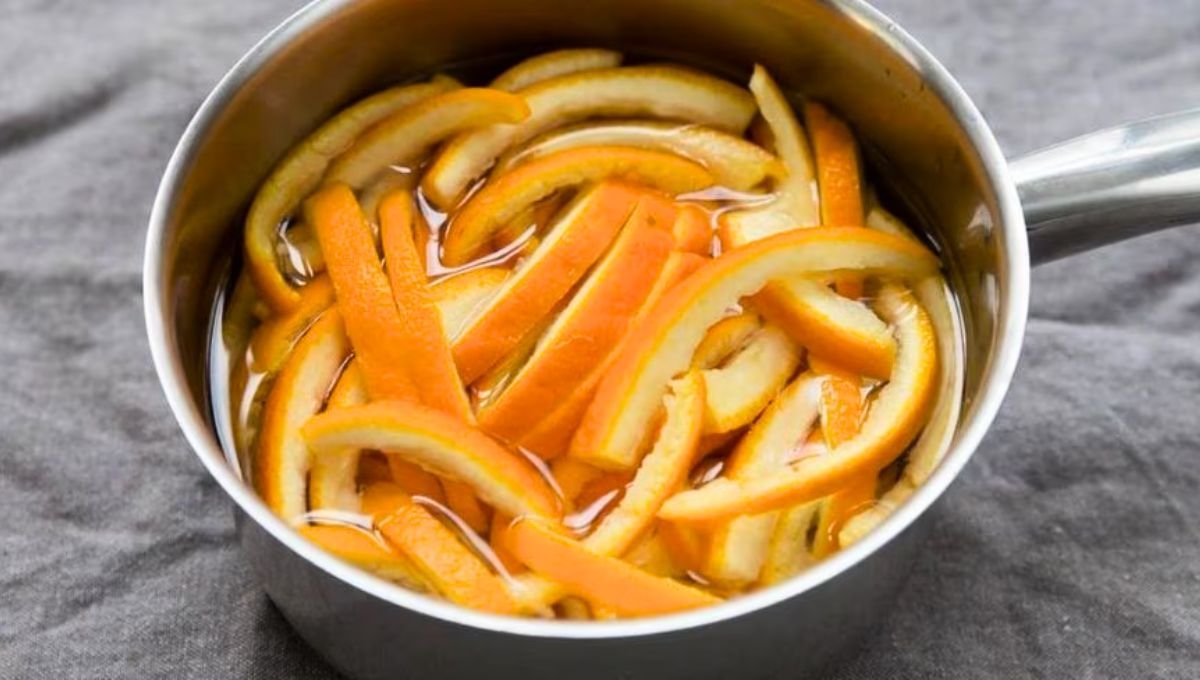 La cáscara de naranja no debe ser desechada
