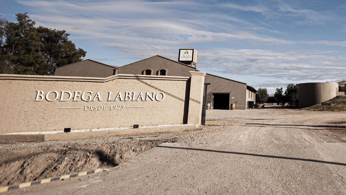 La bodega Labiano está ubicado en el distrirto de Rama Caída de San Rafael.