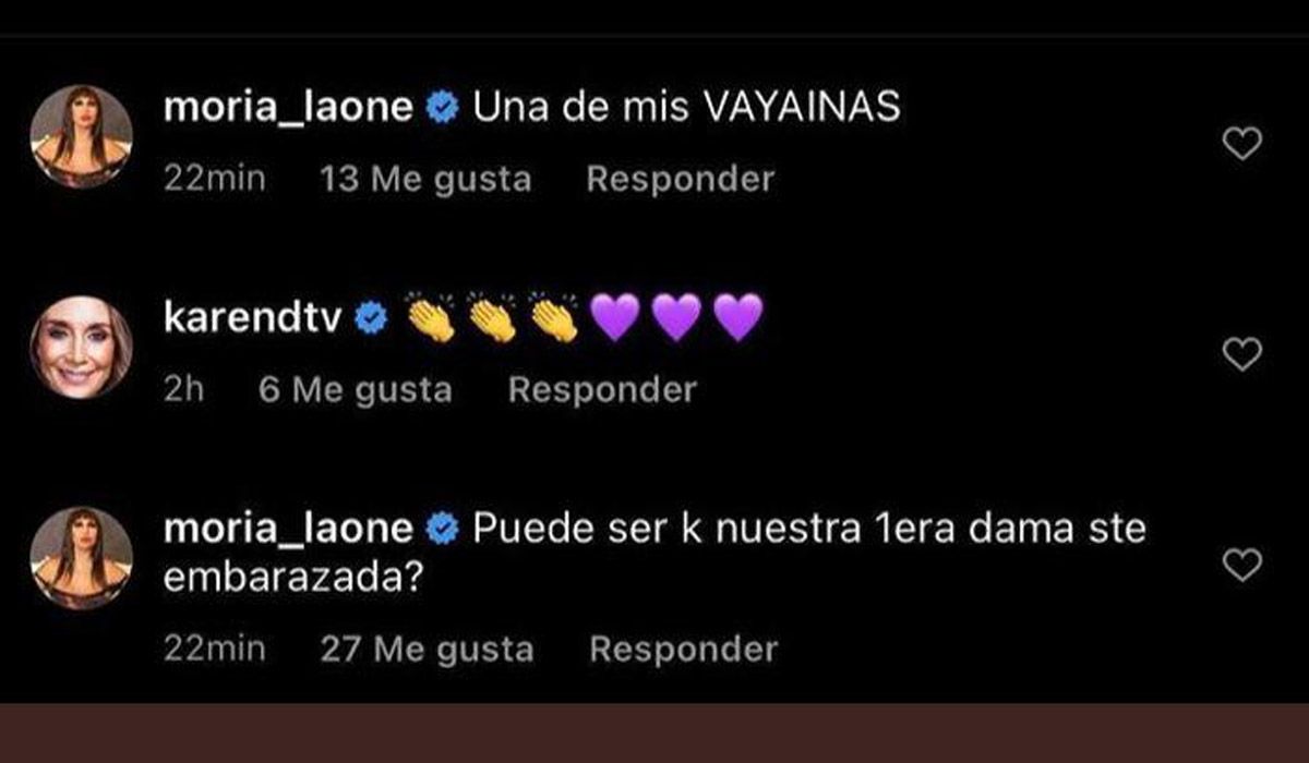 El día que Moria Casán vaticinó el embarazo de Fabiola Yáñez