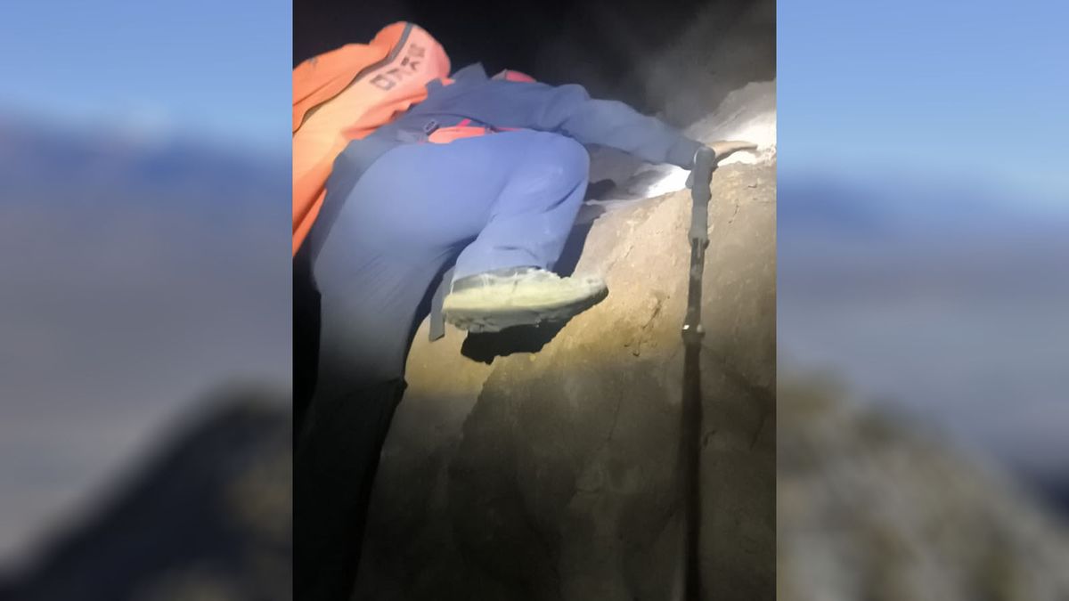 El lugar donde quedó el cuerpo de la andinista era de muy difícil acceso. El lugar donde quedó el cuerpo de la andinista era de muy difícil acceso.