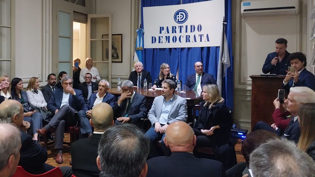 Mechi Llano en la mesa de la presidencia del PDN. A su derecha, el también mendocino Carlos Balter. Mechi Llano en la mesa de la presidencia del PDN. A su derecha, el también mendocino Carlos Balter.