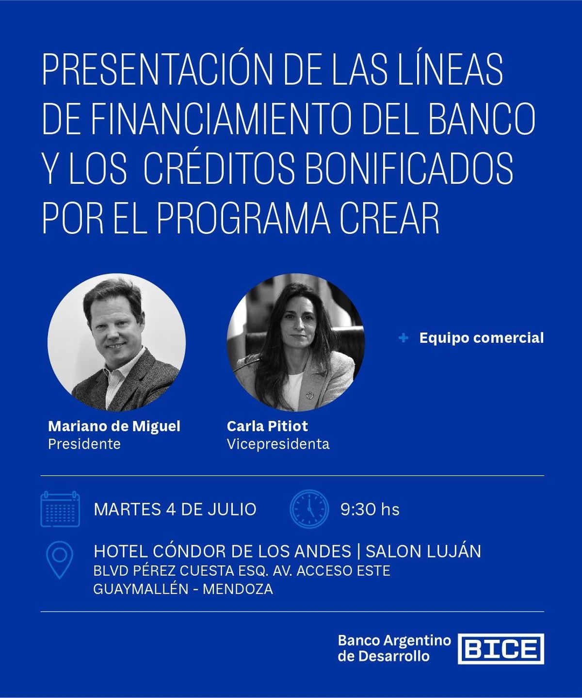 La invitación al evento del martes. La invitación al evento del martes.