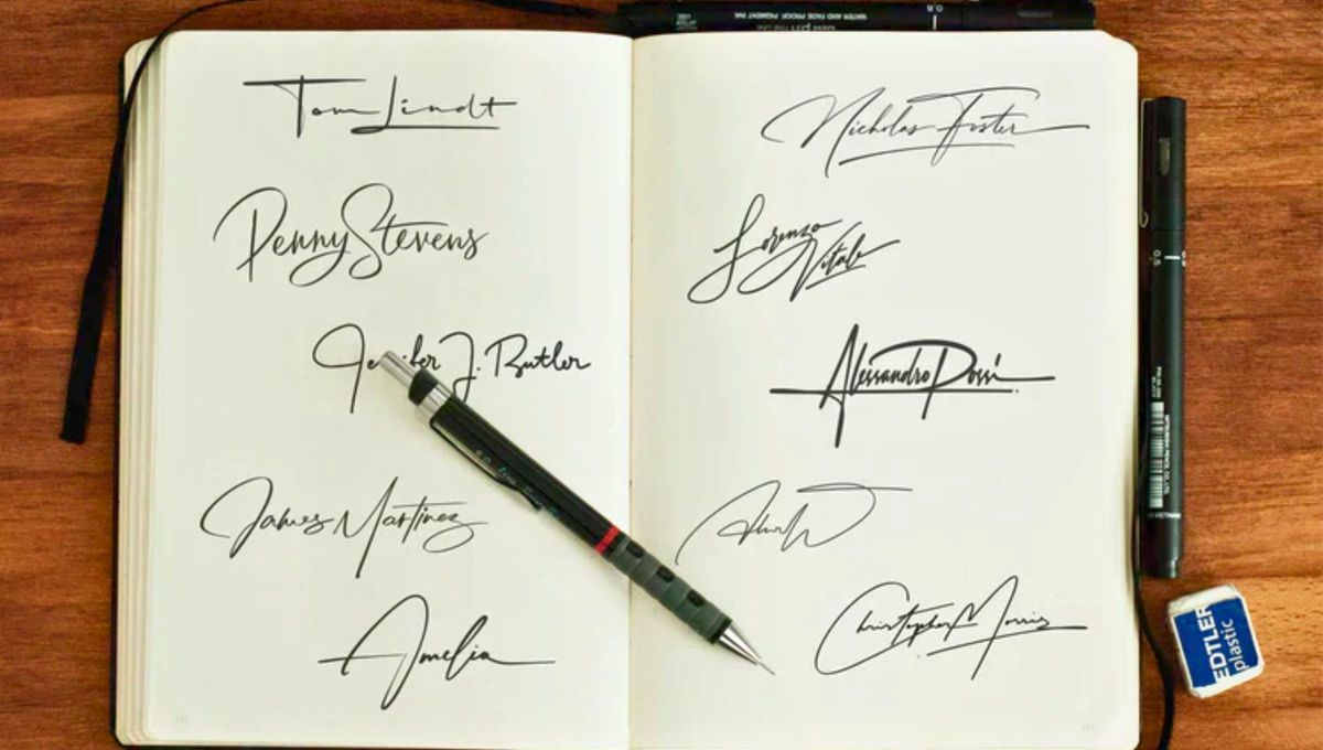 Cómo es la firma de las personas exitosas según la grafología