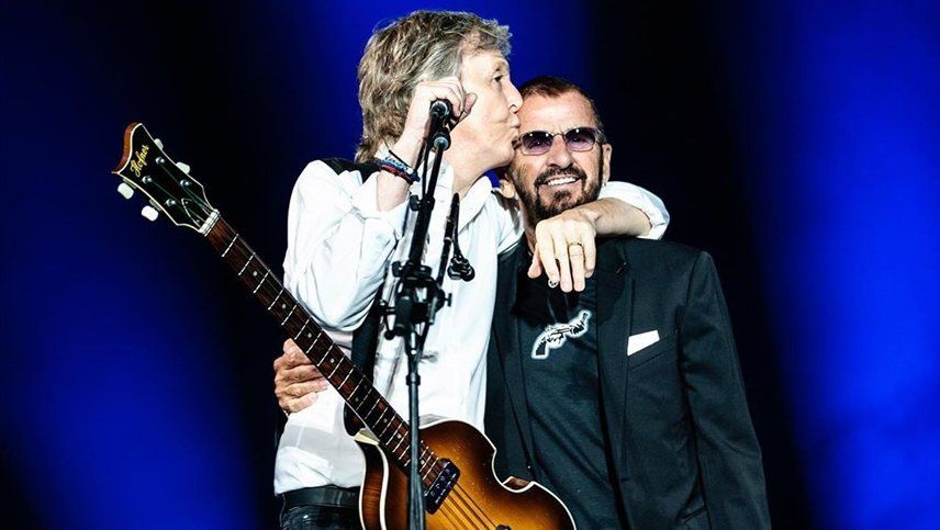 Encuentro Beatle: Paul McCartney y Ringo Starr tocaron juntos en Los Ángeles