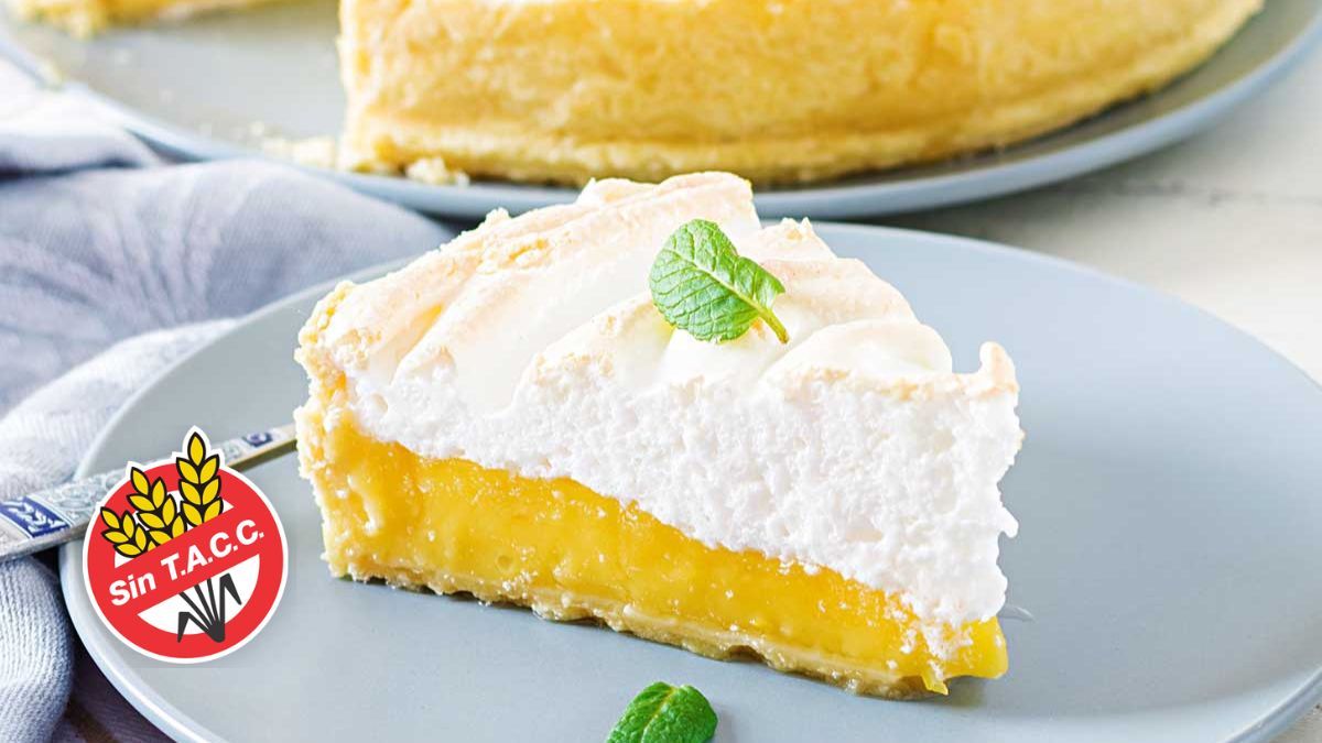 La textura de este lemon pie sin TACC es una verdadera suavidad. La textura de este lemon pie sin TACC es una verdadera suavidad.