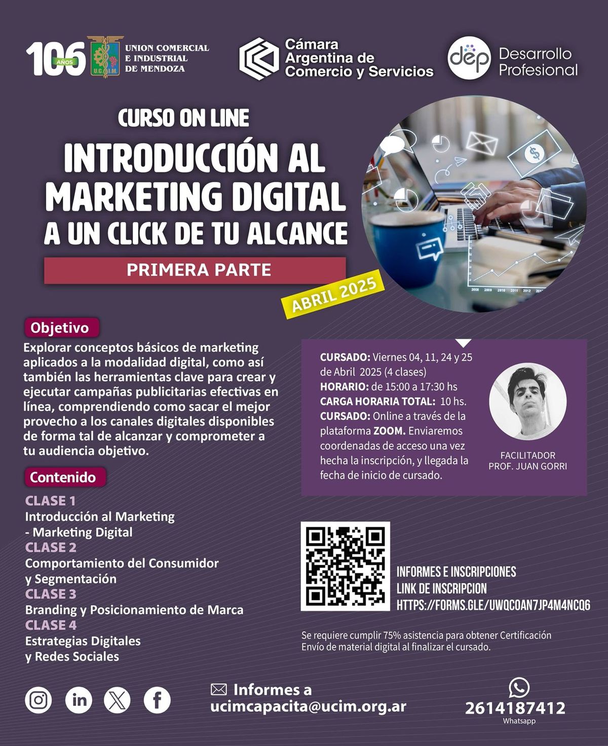 Uno de los cursos de la UCIM. Uno de los cursos de la UCIM.