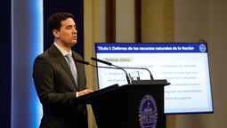 El vocero presidencial brindó una nueva conferencia de prensa en Casa Rosada. (Foto: Presidencia).