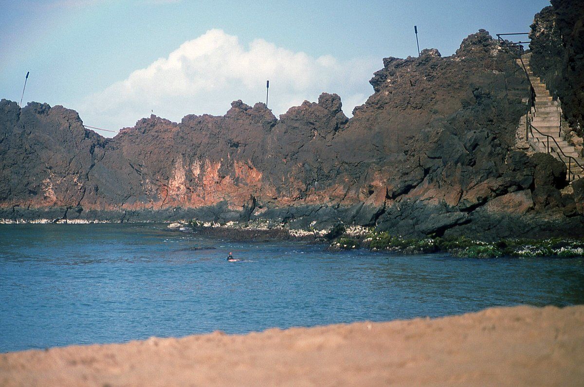 Así se ve el acantilado Black Rock. Así se ve el acantilado Black Rock.