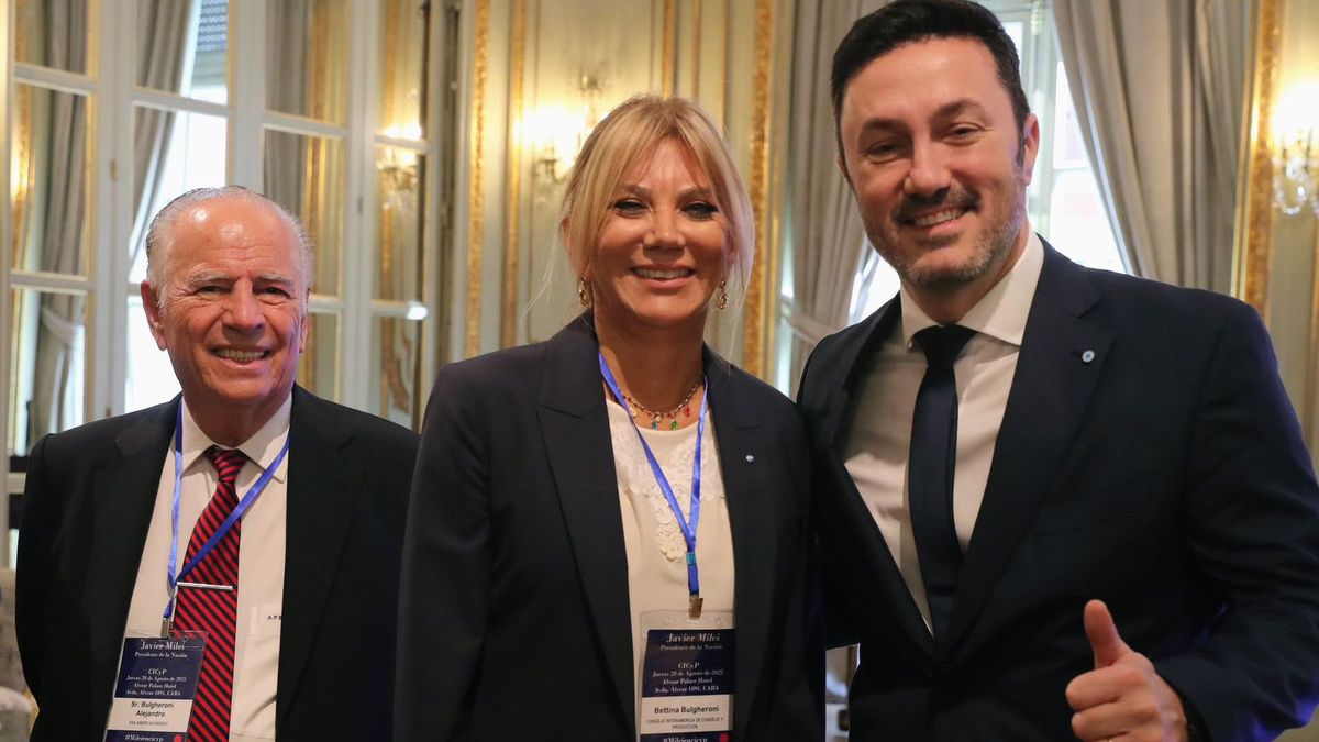 Luis Petri con los empresarios Bulgheroni: Alejandro y Bettina Luis Petri con los empresarios Bulgheroni: Alejandro y Bettina