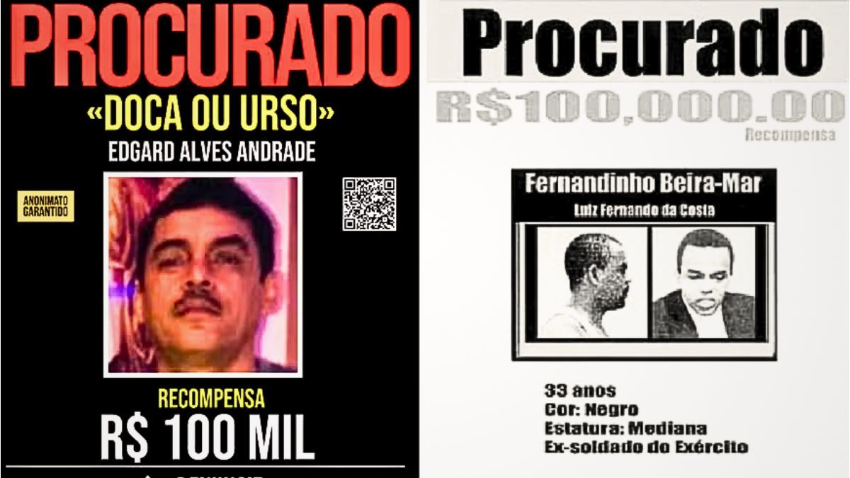 Buscado en Brasil, entre ellos el capo narco del Comando Vermelho. Buscado en Brasil, entre ellos el capo narco del Comando Vermelho.