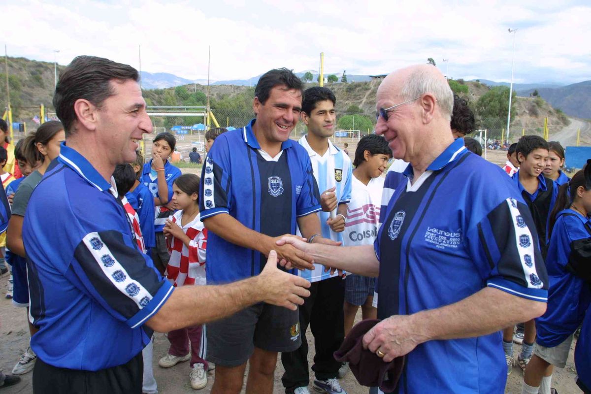 Charlton con el Indio Oscar Morales y Claudio Capezzone Charlton con el Indio Oscar Morales y Claudio Capezzone